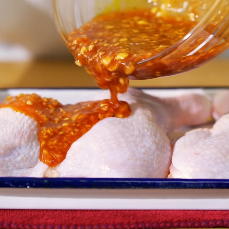 Bước 2 Làm sốt tiêu ướp gà Gà quay tiêu