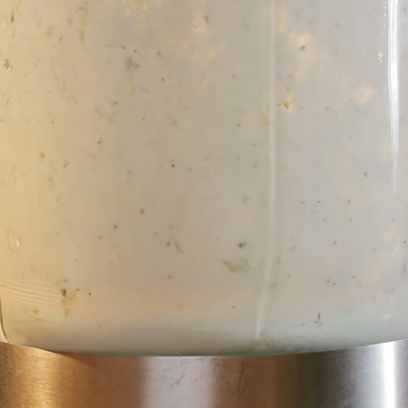 Bước 3 Làm sốt trộn salad Salad kẹo óc chó bắp cải tím