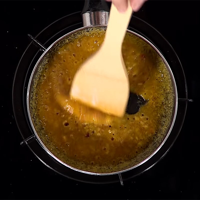 Bước 1 Làm sốt ướp Ếch nướng lá cách