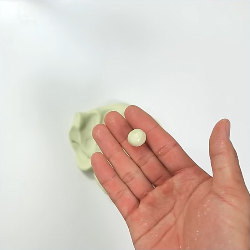 Bước 1 Làm trân châu trà thái xanh Chè mít sữa dừa