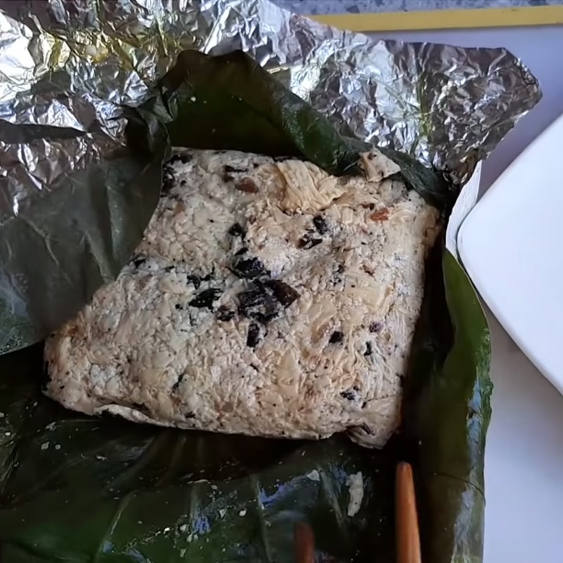 Bước 4 Luộc chả Chả cua chay