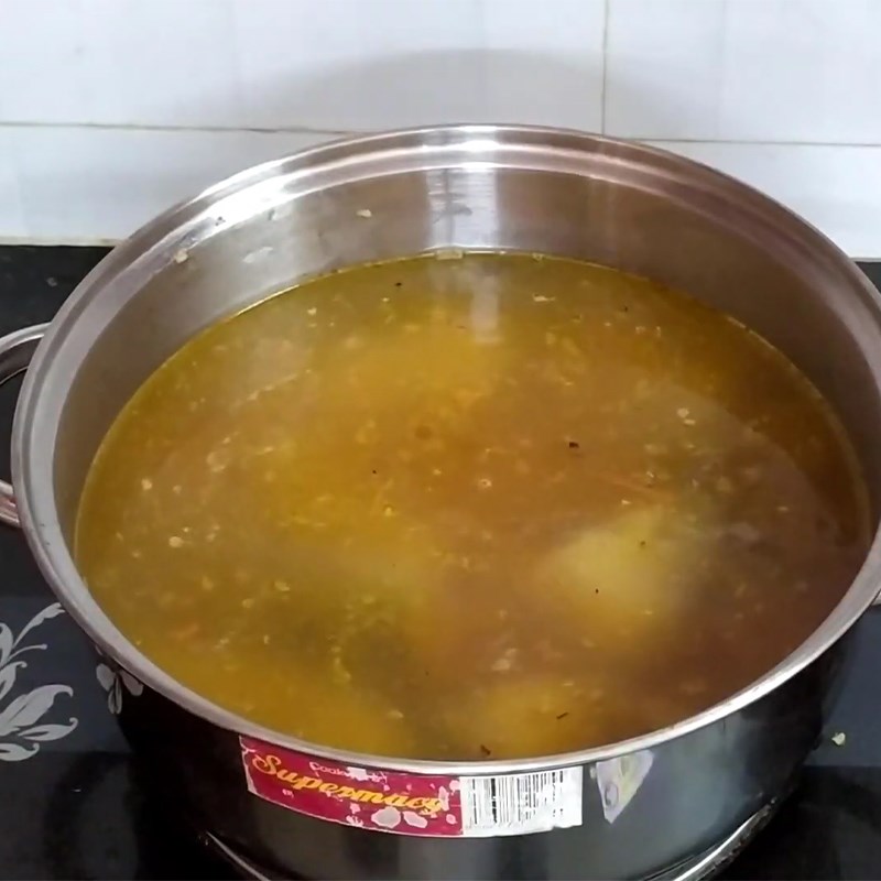 Bước 4 Nấu canh Canh chua lá giang
