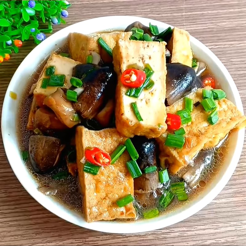 Bước 5 Thành phẩm Nấm rơm kho đậu hũ