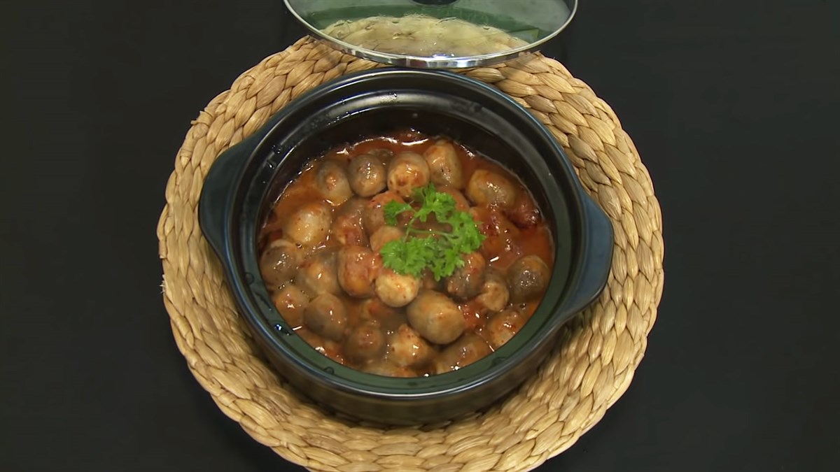 Nấm rơm kho chao
