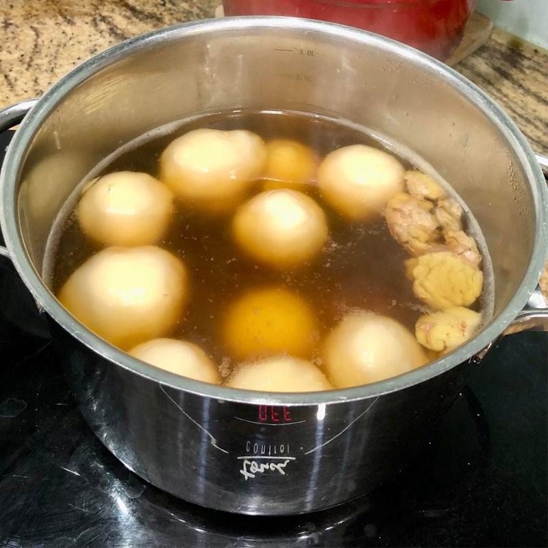 Bước 3 Nặn bánh và luộc Bánh trôi tàu nhân đậu xanh