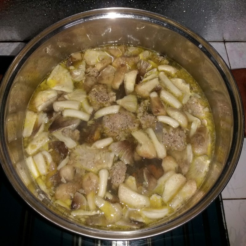 Bước 4 Nấu bánh canh Bánh canh cá lóc bột gạo