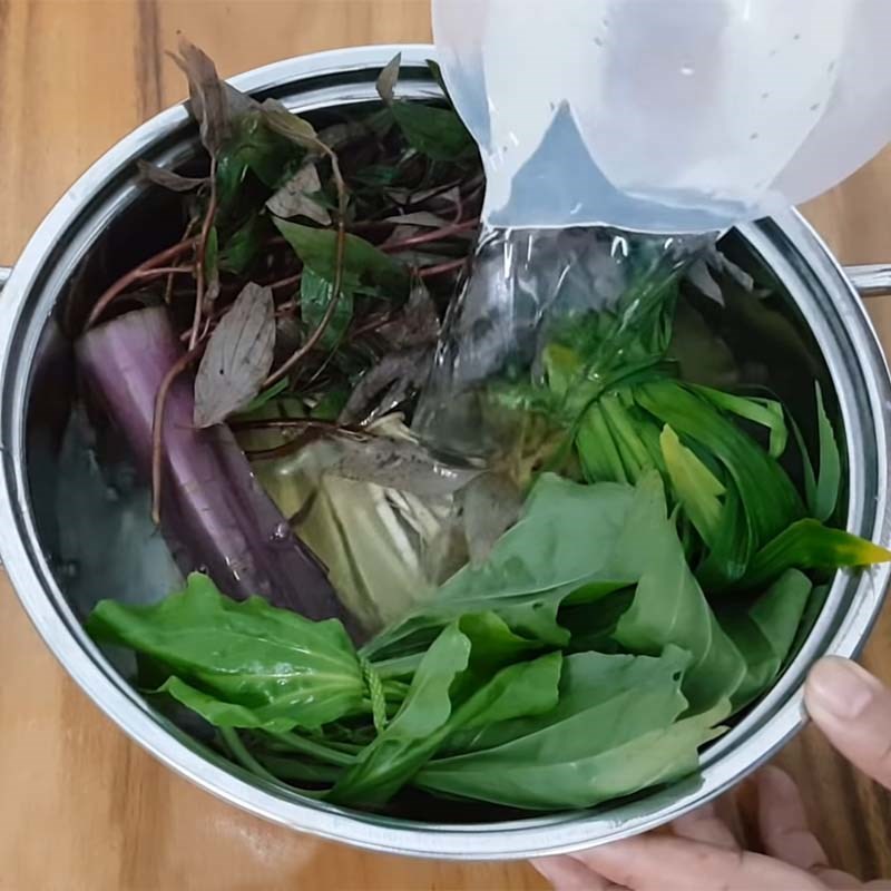 Bước 2 Nấu bó nước mát Nước mát