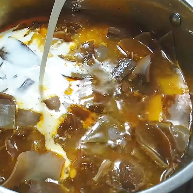 Bước 4 Nấu cà ri Cà ri bí đỏ chay