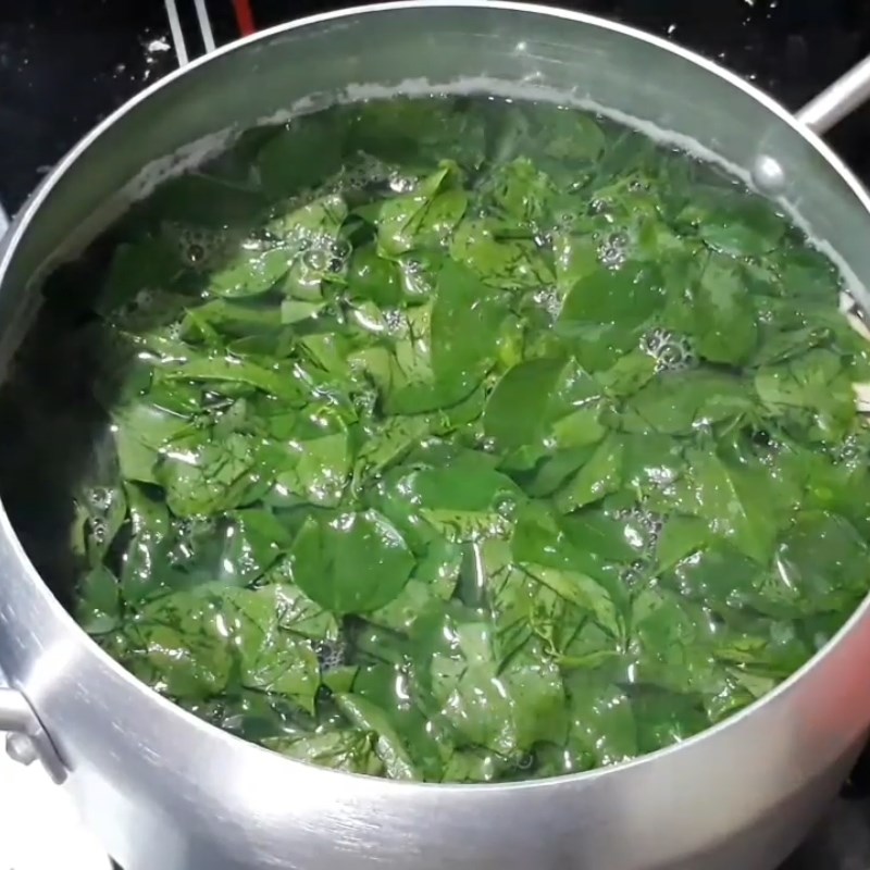 Bước 2 Nấu canh Canh rau ngót chay đậu hũ nấm rơm