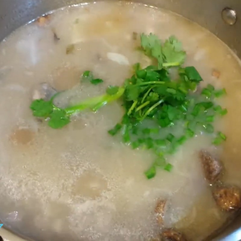 Bước 5 Nấu cháo Cháo bạch tuộc