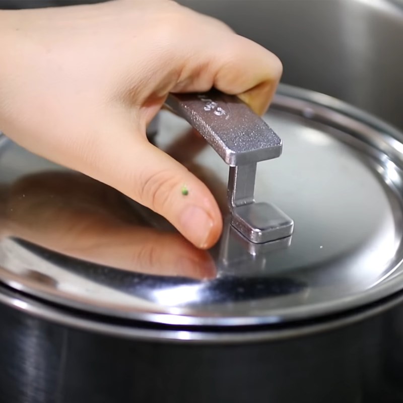 Bước 5 Nấu cháo Cháo thịt bò ngũ sắc