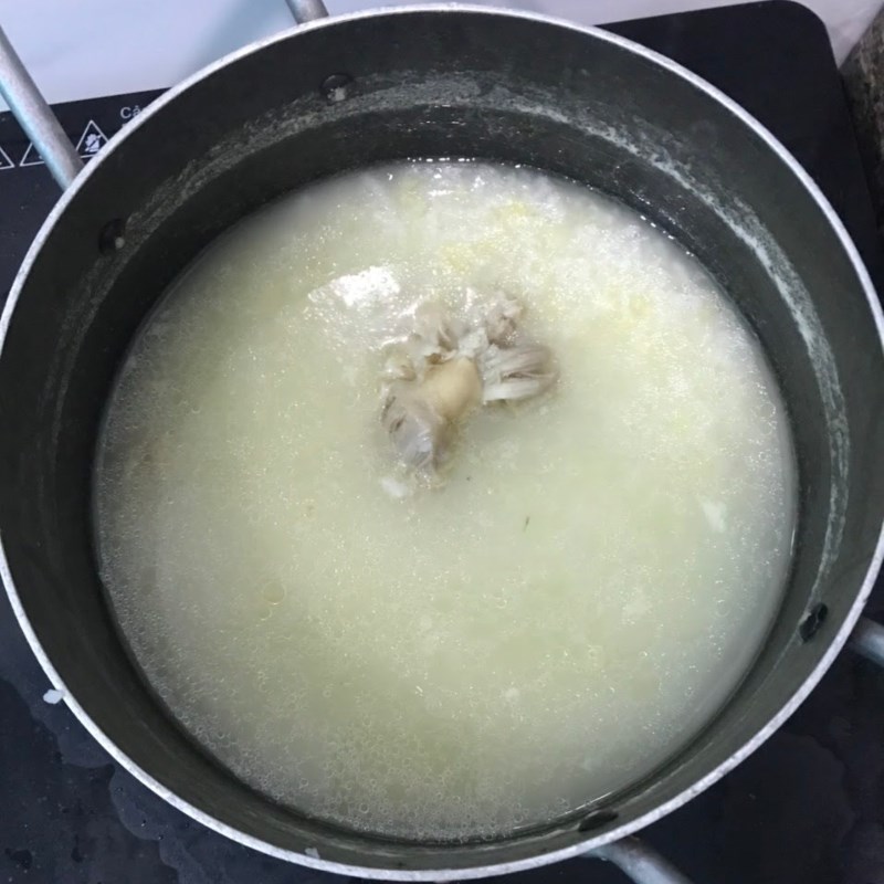 Bước 4 Nấu cháo gà với đậu xanh Cháo gà đậu xanh (công thức được chia sẻ từ người dùng)