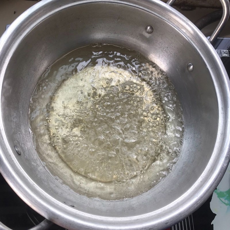 Bước 4 Nấu chè Chè khoai mì viên