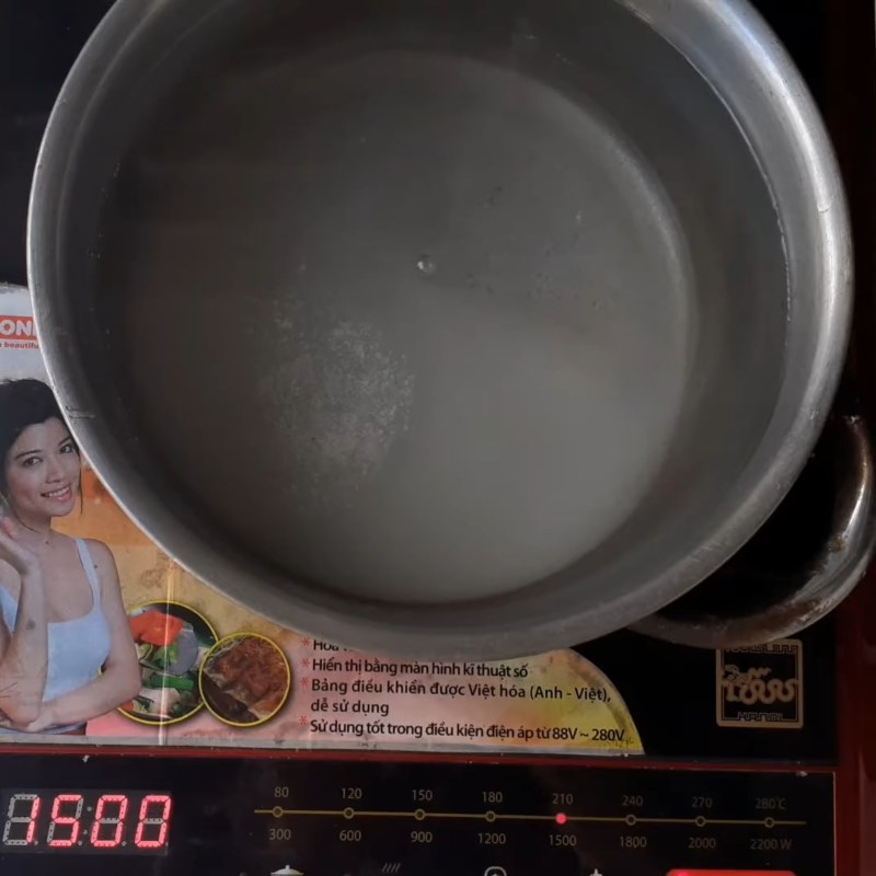 Bước 2 Nấu chè Chè mít đát hạt é