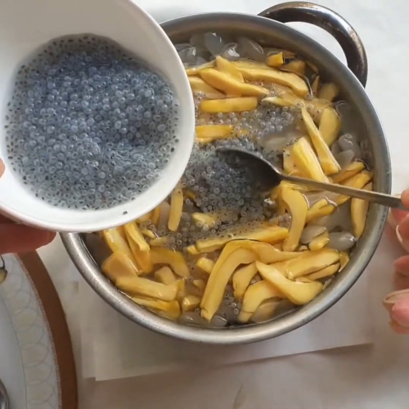 Bước 2 Nấu chè Chè mít đát hạt é