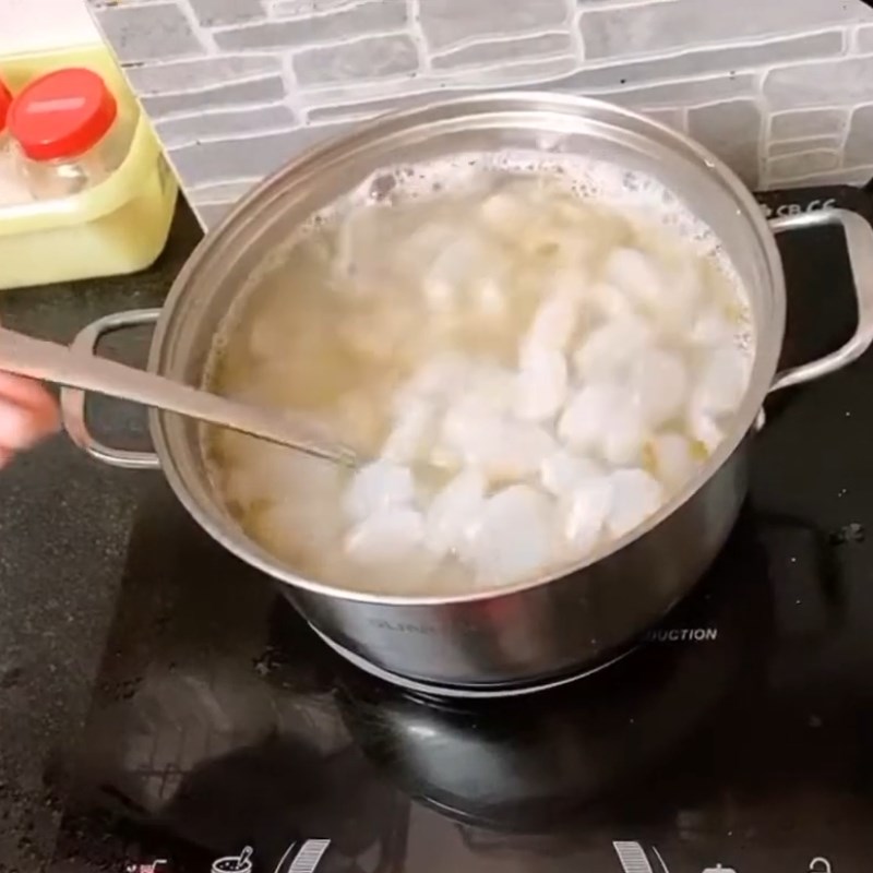 Bước 2 Nấu chè Chè mít đát đậu xanh