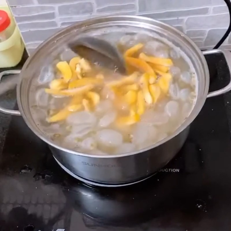Bước 2 Nấu chè Chè mít đát đậu xanh