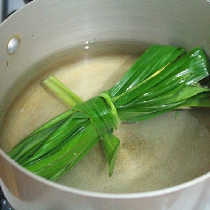 Bước 3 Nấu chè Chè đậu ngự nước cốt dừa