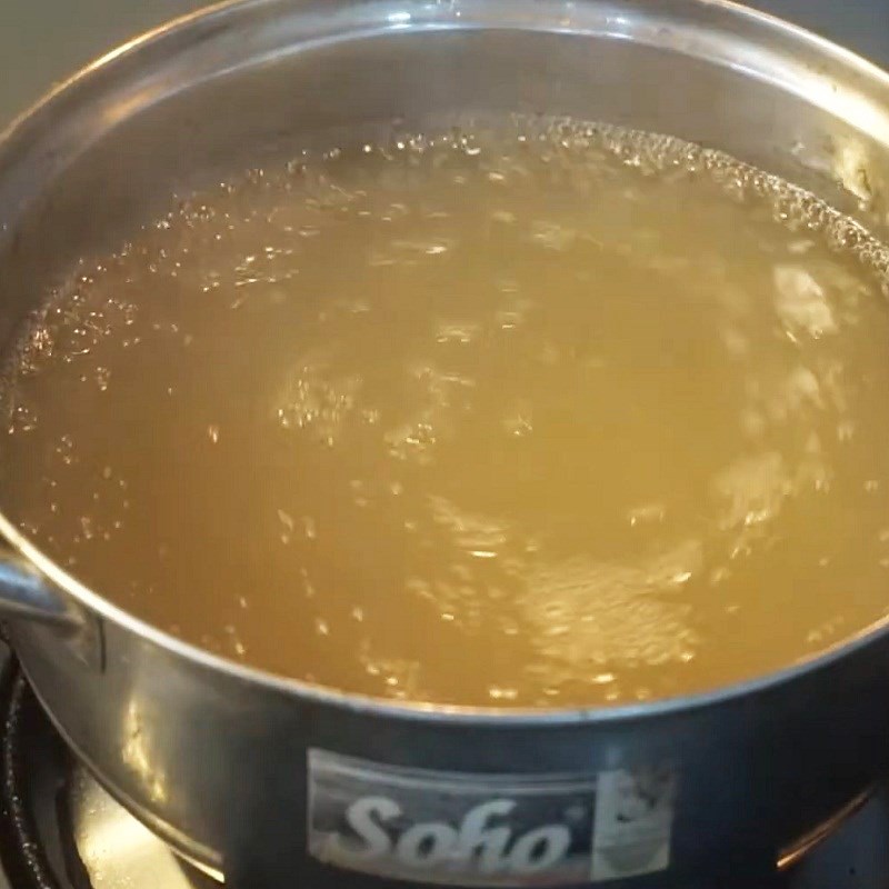 Bước 4 Nấu chè Chè đậu ngự hạt sen