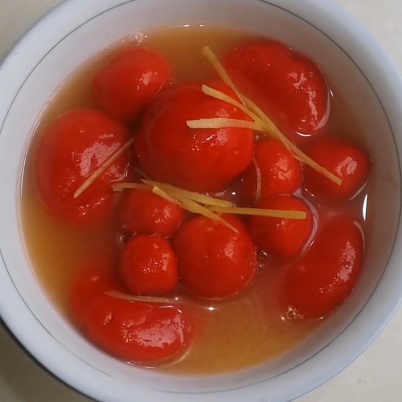 Bước 6 Nấu chè Chè trôi nước gấc nhân đậu xanh