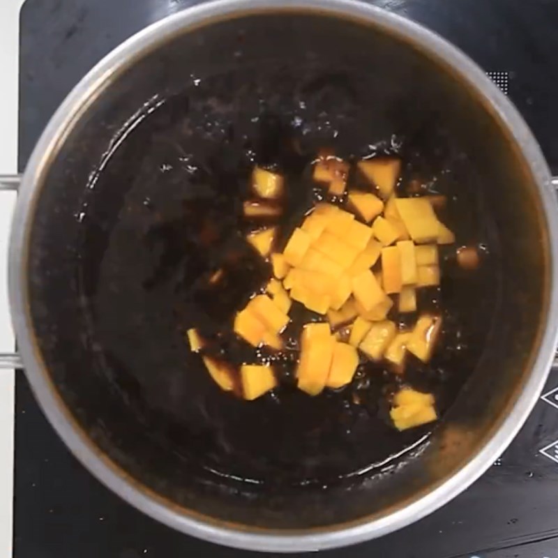 Bước 4 Nấu chè xoài Chè xoài nếp cẩm