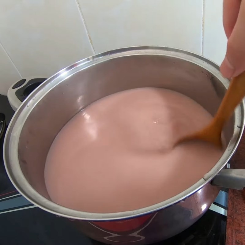 Bước 3 Nấu gạo lứt Sữa hạt sen gạo lứt