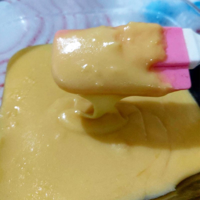 Bước 3 Nấu hỗn hợp nhân trứng sữa Bánh mì nhân trứng sữa (Custard)