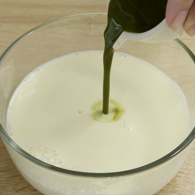 Bước 1 Nấu khúc bạch Chè khúc bạch dùng gelatin