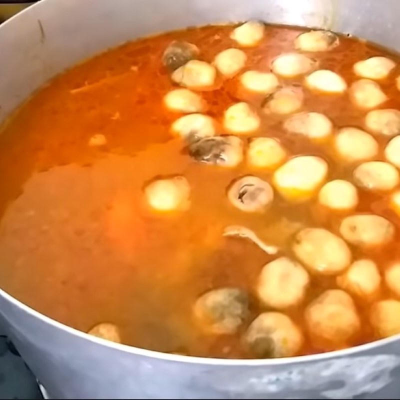 Bước 4 Nấu lẩu Lẩu ếch sa tế