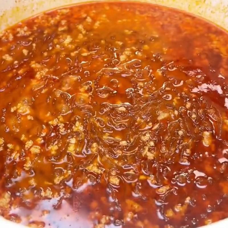 Bước 2 Nấu miến Miến xào thịt băm (Công thức được chia sẻ từ Tiktok Cách Nấu Ngon cùng Cách Nấu Ngon)