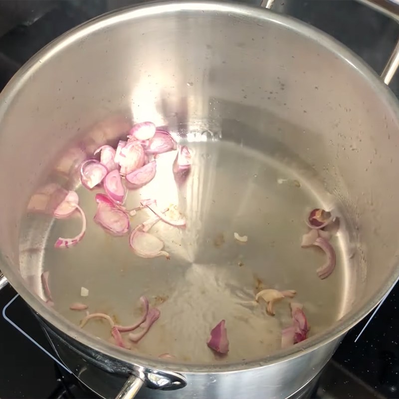 Bước 3 Nấu nước canh mẻ Cá basa nấu mẻ