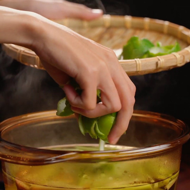 Bước 2 Nấu nước chanh sả Nước chanh sả mật ong