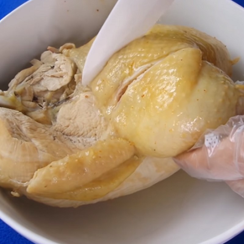 Bước 4 Nấu nước dùng Bánh canh gà