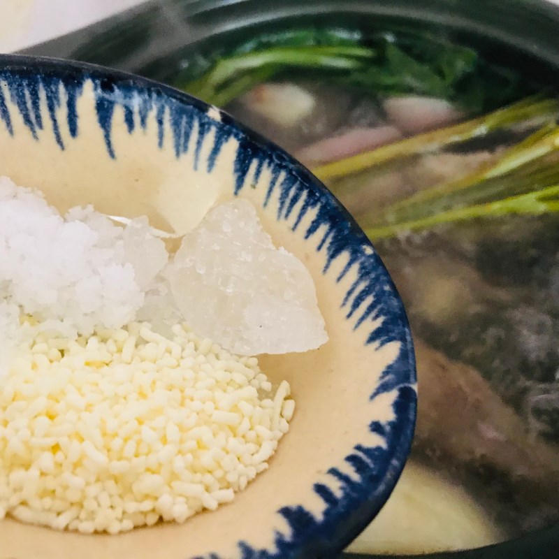 Bước 3 Nấu nước dùng Bún bò giò heo