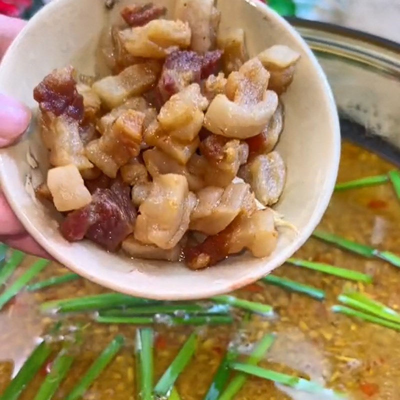 Bước 2 Nấu nước lẩu Lẩu bò mắm ruốc (Công thức từ TikTok Cách Nấu Ngon cùng Cách Nấu Ngon)