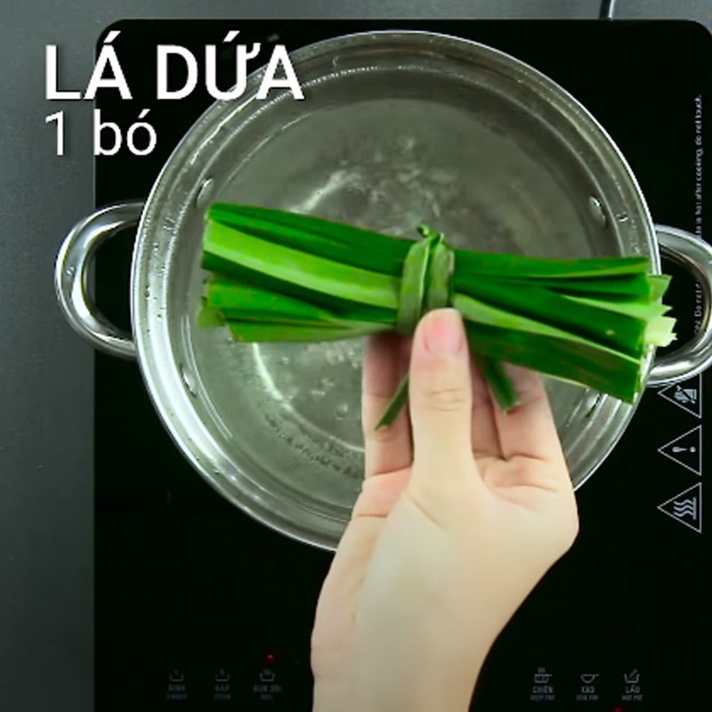 Bước 2 Nấu nước nha đam Nha đam đường phèn
