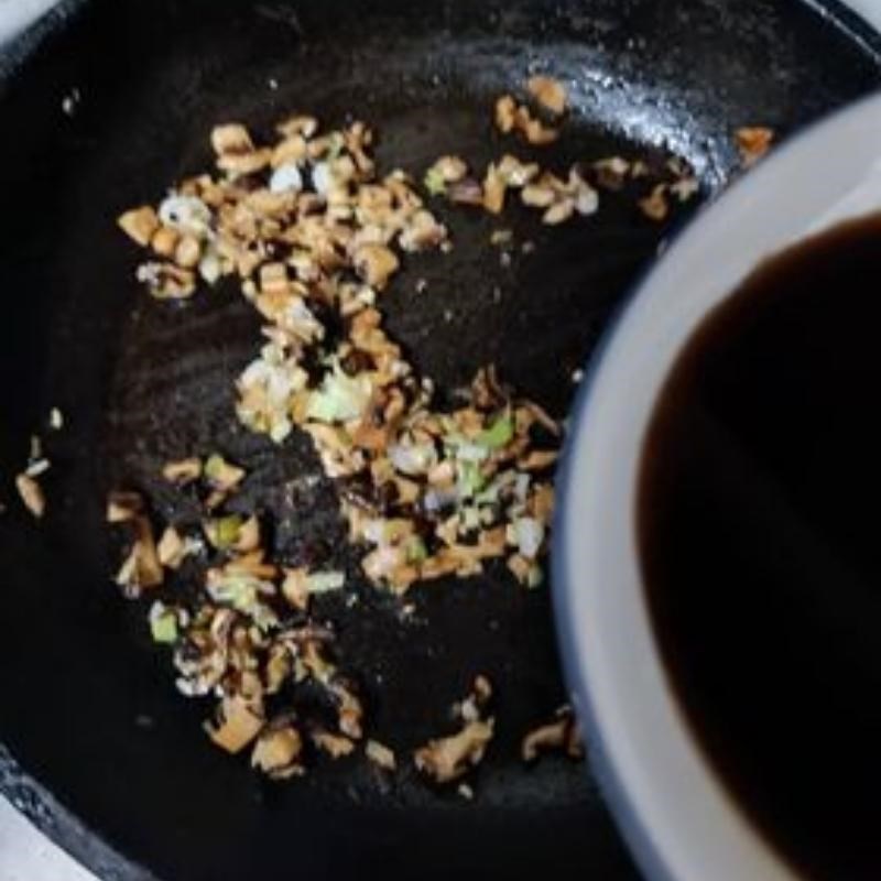 Bước 3 Nấu nước sốt Bún gạo lứt trộn chay