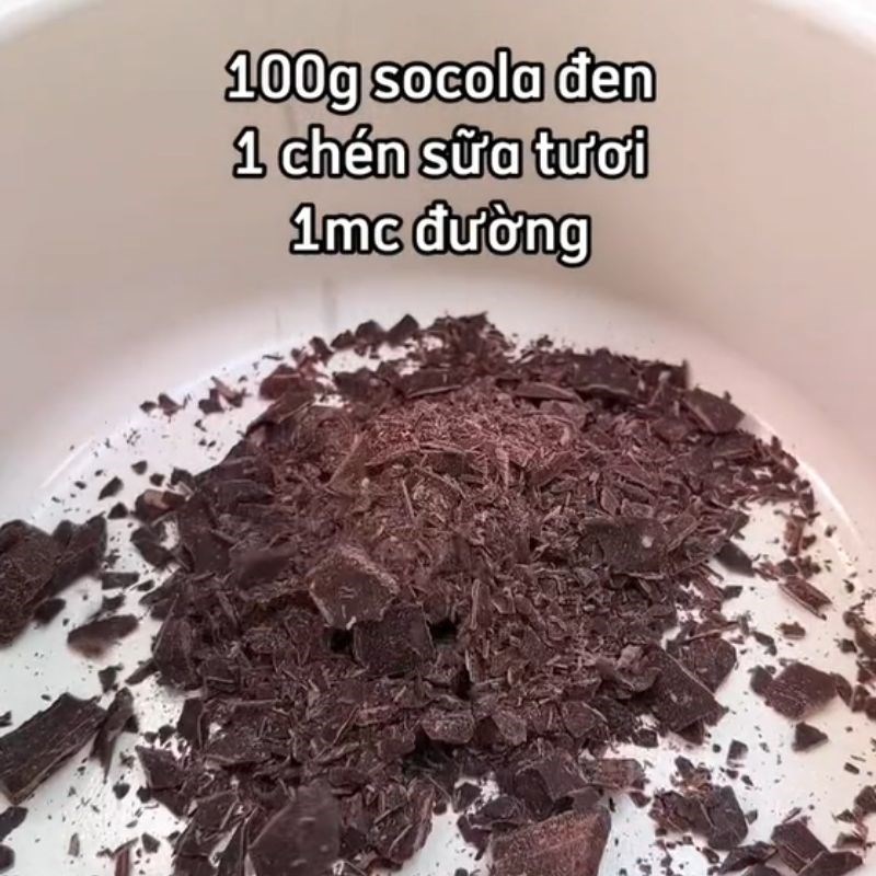 Bước 1 Nấu pudding Pudding socola (Công thức được chia sẻ từ Tiktok vào bếp cùng Cách Nấu Ngon)