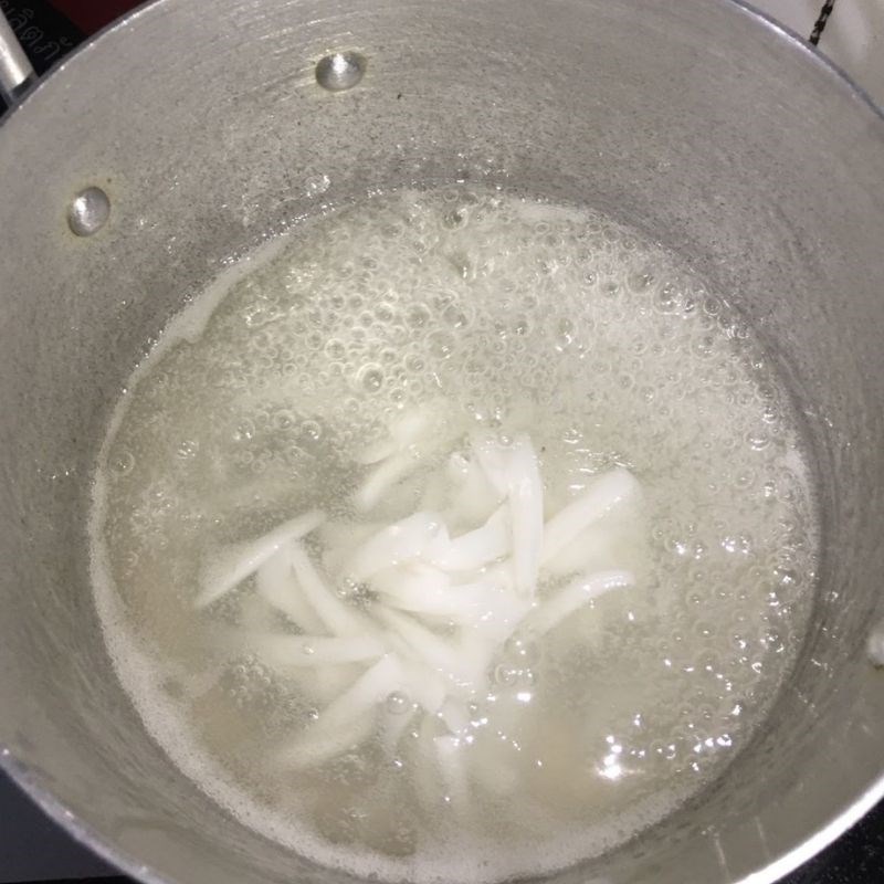 Bước 2 Nấu rau câu dừa Rau câu dừa phô mai (công thức được chia sẻ từ người dùng)