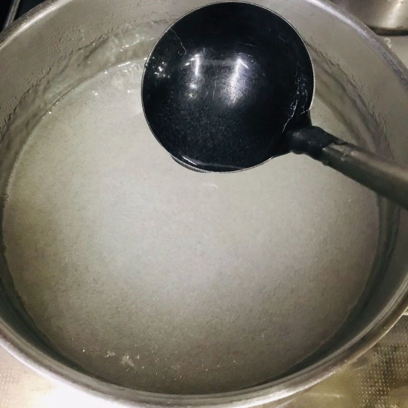 Bước 2 Nấu rau câu lá dứa Rau câu lá dứa nước cốt dừa (công thức được chia sẻ từ người dùng)