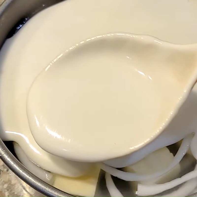 Bước 4 Nấu rau câu nước cốt dừa Rau câu dừa phô mai