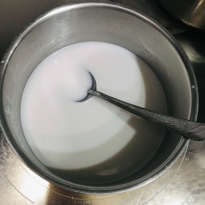 Bước 2 Nấu rau câu nước cốt dừa Rau câu nước cốt dừa
