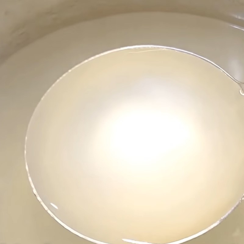 Bước 2 Nấu rau câu nước dừa và sơ chế cơm dừa non Rau câu dừa phô mai