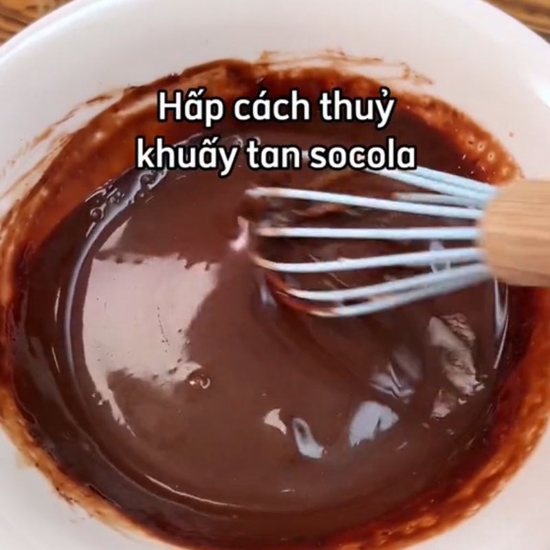 Bước 2 Nấu socola Pudding socola (Công thức được chia sẻ từ Tiktok vào bếp cùng Cách Nấu Ngon)