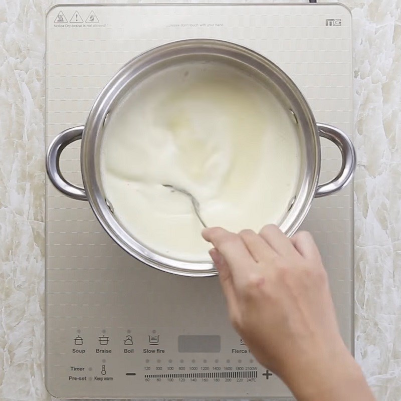 Bước 3 Nấu sữa Sữa bắp (ngô)