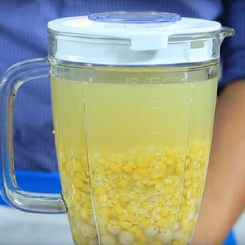 Bước 2 Nấu sữa Sữa hạt sen đậu xanh