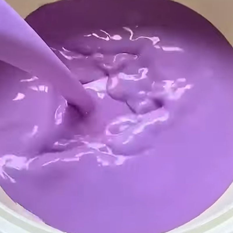 Bước 3 Nấu thạch pudding Pudding khoai môn từ khoai môn tươi