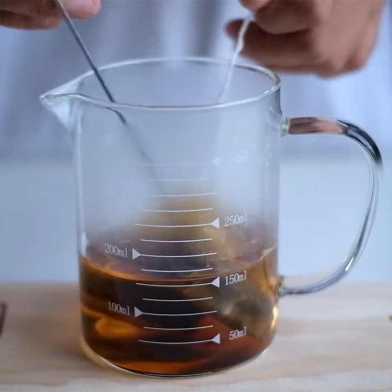 Bước 1 Nấu trà Trà sữa milo