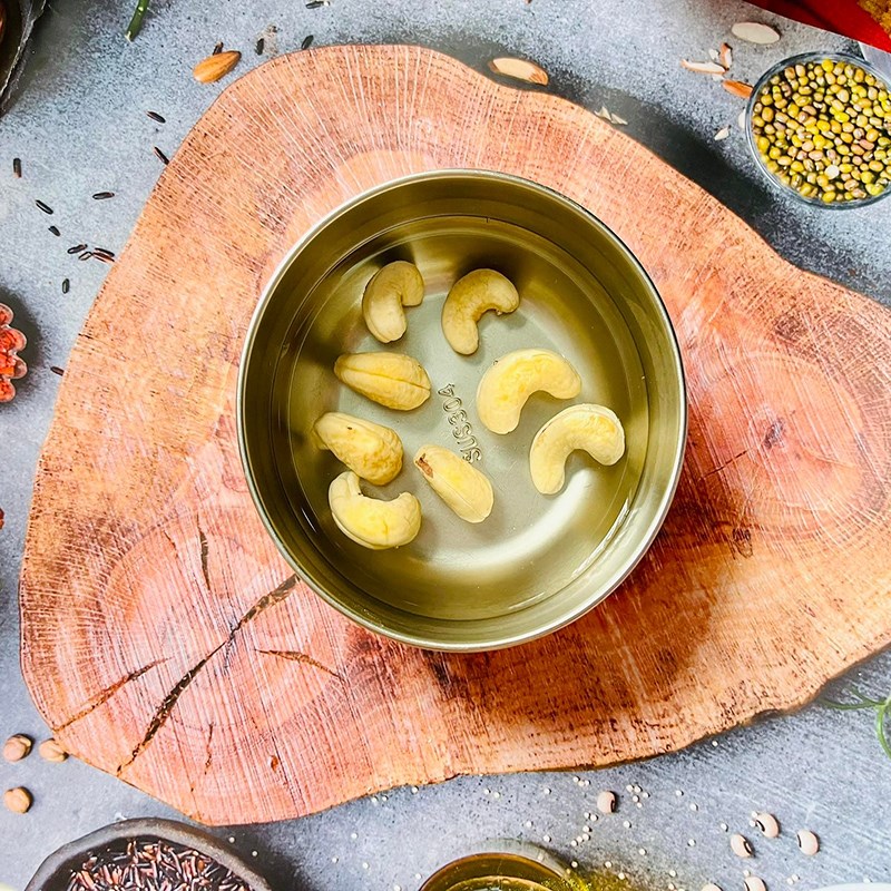 Bước 1 Sơ chế nguyên liệu Sữa hạt điều matcha (công thức được chia sẻ từ người dùng)