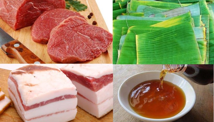 Nguyên liệu món ăn chả bò